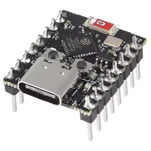 ESP32 Super Mini ESP32-C3 초소형 개발보드 핀헤더 옵션, 1개, ESP32-C3(핀헤더 납땜)