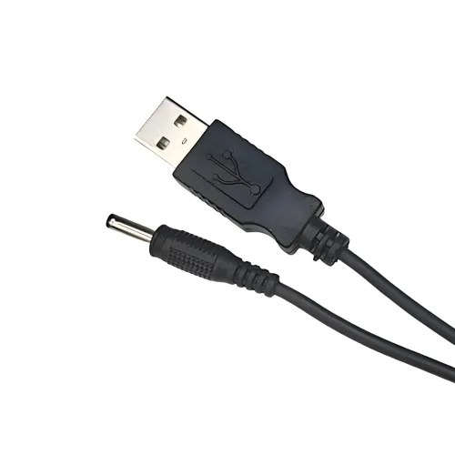 SIFT 포레오 충전 케이블, USB A to DC, 1개, 블랙, 82.5cm