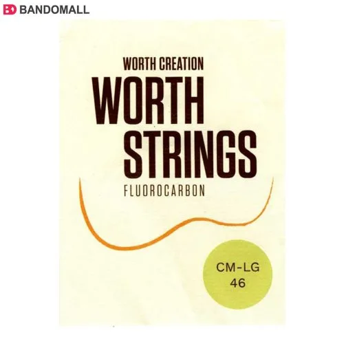 워스 우쿨렐레 스트링 worth ukulele LowG CM-LG46 투명, 1개