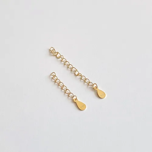 미라클스톤 실버925 도금 연장체인(조정자), 5cm