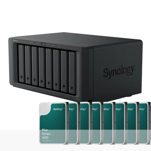 시놀로지 DS1825+ 8베이 NAS 스토리지, DS1825+ 128TB(HAT3310-16T*8)