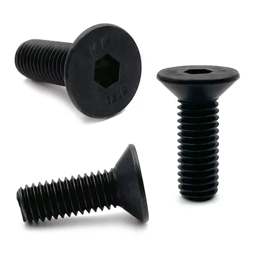 리우툴 SCM 접시머리 렌치볼트 사라 육각 렌지 고장력 열처리 흑착색 나사 M2 M2.5 M3 M4 M5 M6 M8 M10 낱개 볼트, M6, 12mm, 1개