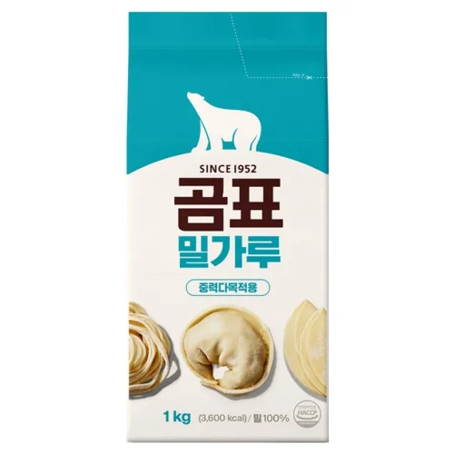 곰표 밀가루 중력다목적용, 1kg, 1개