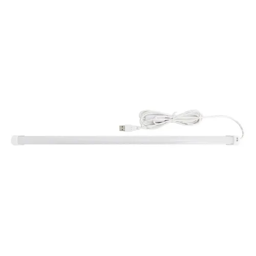 다용도 USB 자석 LED바 조명 5V 스위치형 책상칸막이 독서등, 1개, 조절 가능한 흰색