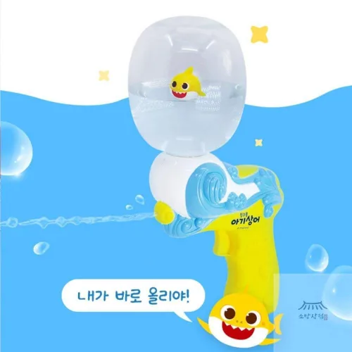 소망상회 아기상어 빛이 나는 전동물총 아동물총