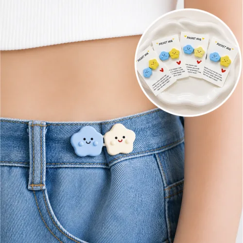 HAE2 구름별 바지 허리 줄임 단추 4세트
