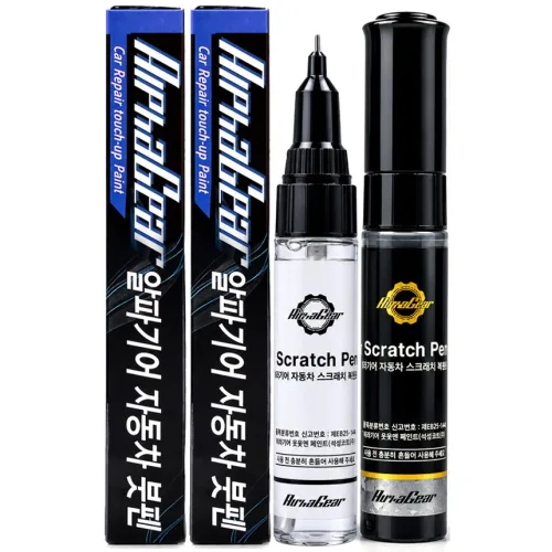 알파기어 카 페인트 자동차 차량용 셀프도색 기스제거 붓펜+투명 쉐보레 스파크 트랙스 크로스오버 트레일블레이저 볼트 말리부 크루즈 트래버스 콜로라도 마티즈 타호 이쿼녹스 카마로, GCT 모로칸블루 1p + 투명 1p, 1세트
