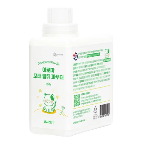 뽀시래기 고양이 아로마 모래 탈취 파우더, 500g, 1개