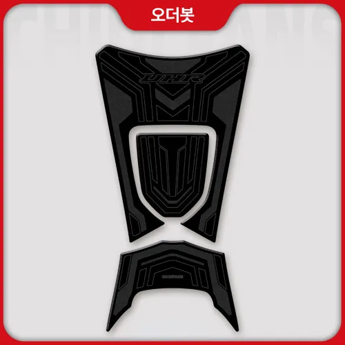 오더봇 UHR UFR 주유구 패드 연료 탱크 스티커 카울 보호 튜닝, 1개, UHR 주유구 패드 블랙