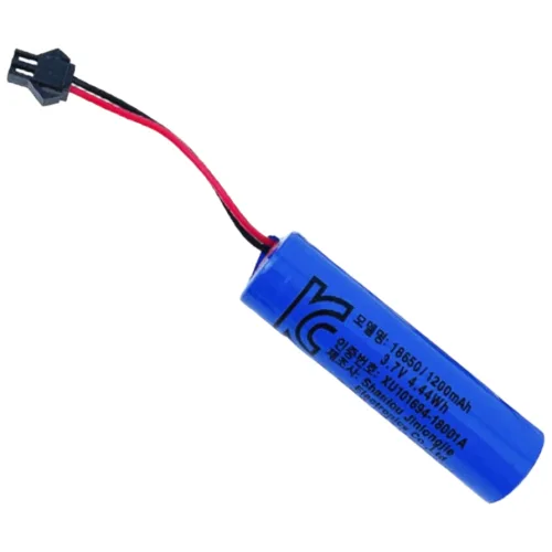 SGTIME KC인증 18650 리튬이온 배터리 3.7V 1200mAh SM 2핀 커넥터 충전팩, 1개입, 1개