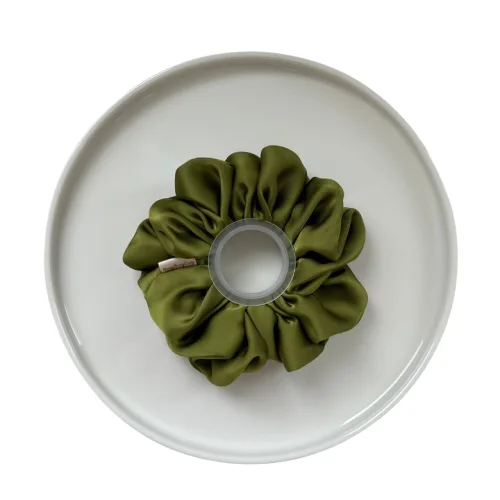 [ MADE ] [ 12cm ] 프리미엄 고밀도 새틴 곱창머리끈 스크런치 헤어슈슈 헤어액세서리