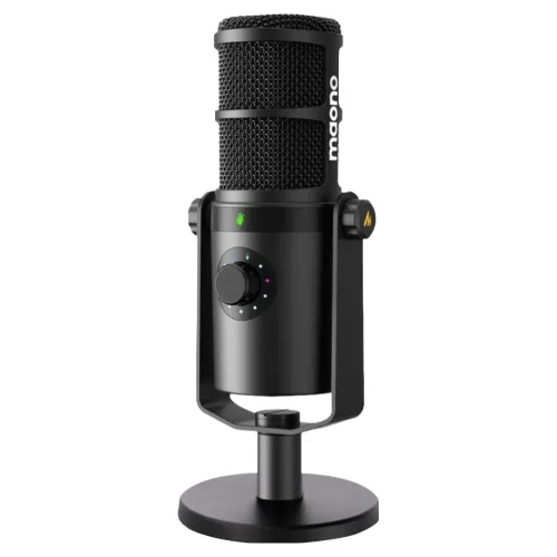 마오노 XLR USB 다이나믹 마이크, PD400X, 블랙