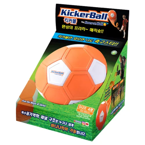 킥커볼 축구 완구, 혼합색상, 1개