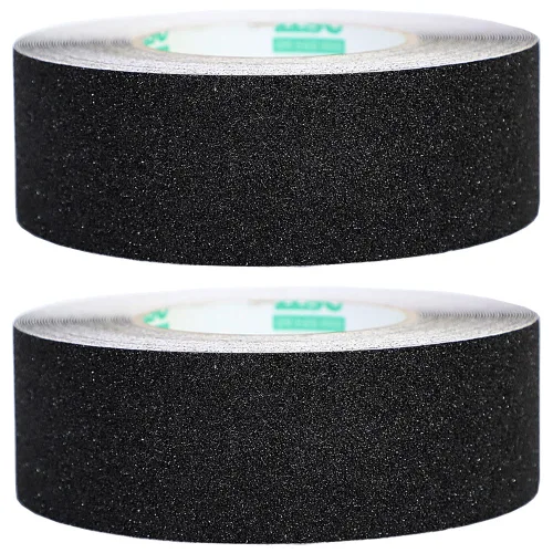 한신케미칼 논슬립 계단미끄럼방지테이프 스티커 검정 50mm x 15M, 2개