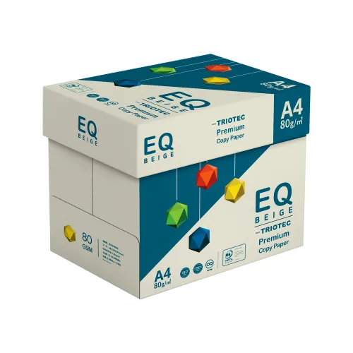 이큐베이지 EQ Beige 80g A4 용지 미색 에이포, 2500개, A4