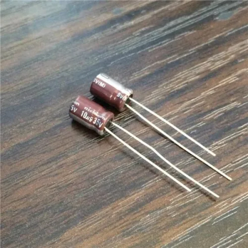 10pcs 10 미크로포맷 35V NICHICON SV 시리즈 5x7mm 긴 수명 35V10uF 알루미늄 전해 콘덴서