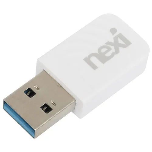 넥시 초고속 5G 무선 랜카드 AC1300 와이파이 동글 어댑터 수신기 듀얼밴드, 1개, NX-AC1300N