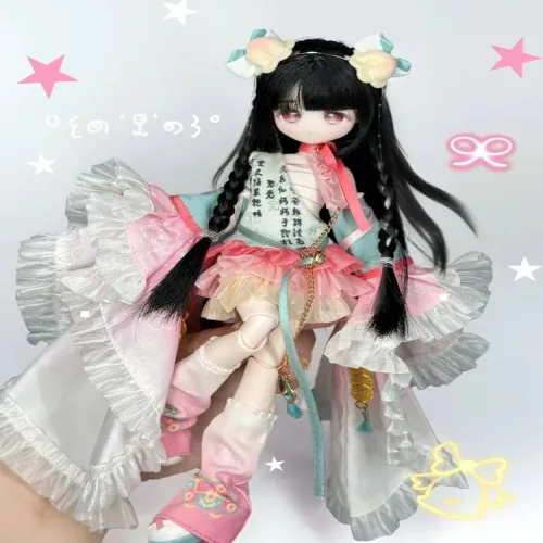 Inedible Dolls 블라인드 박스 러블리 Kwaidan 1/8 스케일 모발 이식 Bjd 피규어 수집가를 위한 귀여운 무