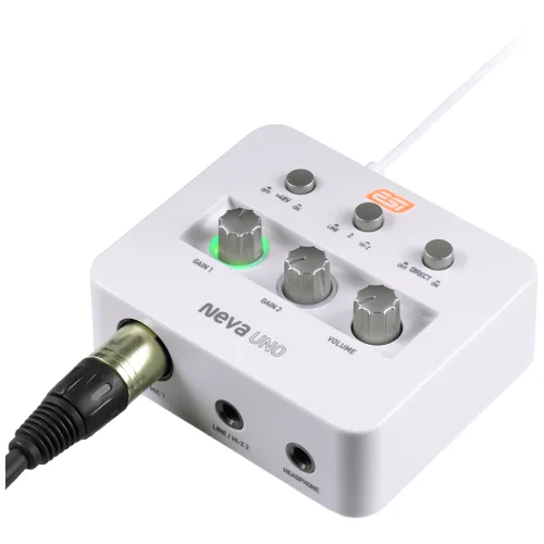 ESI Neva UNO 포터블 USB 오디오 인터페이스 2IN 2OUT 네바우노 홈레코딩 개인방송, 단일상품