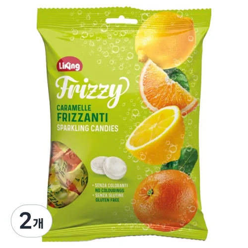 라이킹 프리즈 스파클링 캔디, 150g, 2개