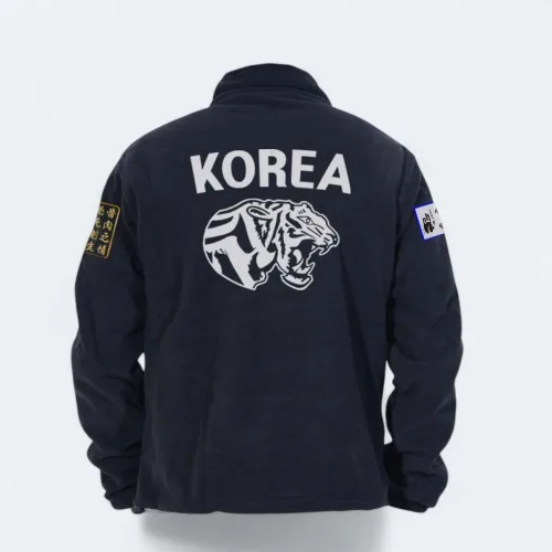 로카후리스 호랑이 타이거 백호 폴라폴리스 후리스자켓