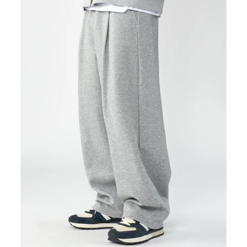 팀스핏 남성용 M~3XL 빅사이즈 원턱 와이드 밴딩 트레이닝 팬츠