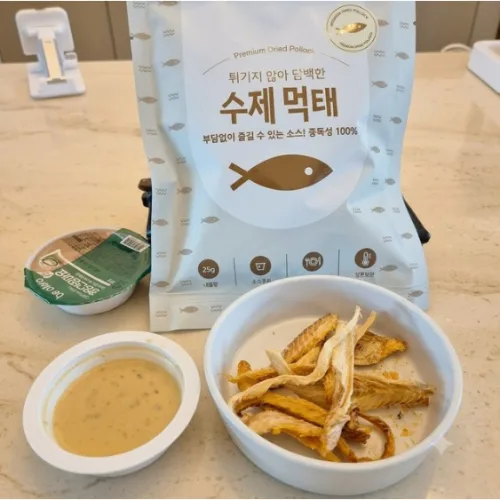고소영 수제 먹태 소스5개 먹태5개