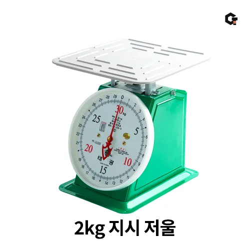 국산 태광 접시 지시 저울 눈금 계량기 앉은뱅이 아날로그 2kg