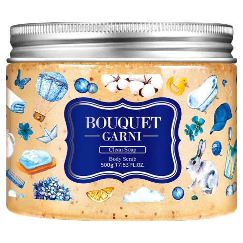 부케가르니 슈가 바디스크럽 클린솝, 500g, 1개