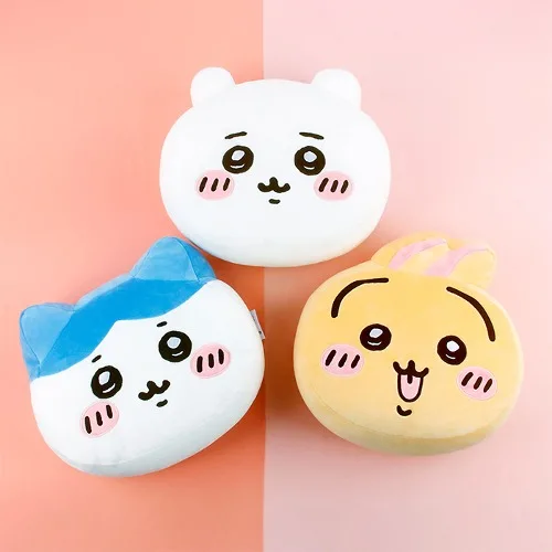 먼작귀 치이카와 하치와레 인형 모찌 쿠션, 1개, 치이카와, 25cm