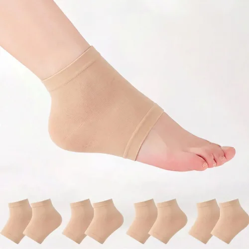 달팽이룸 뒤꿈치 굳은살 실리콘 보습 패드, 2개입, 4개