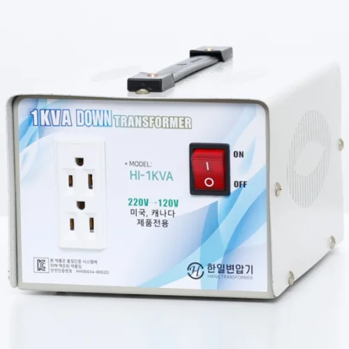 정량 1k 220-120 다운변압기 / 한일트랜스/도란스/ 미국제품을 한국에서 사용, 1개