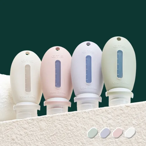 지티스 3중밀폐 투명창 여행용 공병세트 100mL, 1세트, 4종