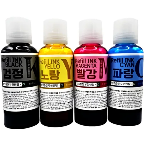 [4색세트] 대용량 엡손 L3256 L6190 L3156 L6290 L6270 잉크 001 003 호환, 1개, [4색세트] 200ml 엡손
