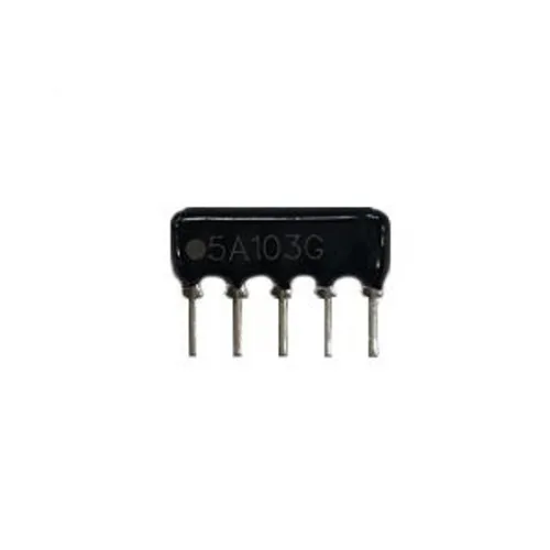 어레이저항 5핀 A타입(X타입) G급(±2%) 100개 단위 판매 저항 네트워크 ARRAY RESISTOR (DIP) 저항값 옵션선택, 1개