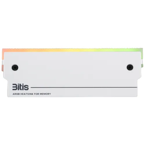 비티즈 DDR4 DDR5 메모리 램 방열판 히트싱크 P104 LED ARGB, 화이트, 2개, P104