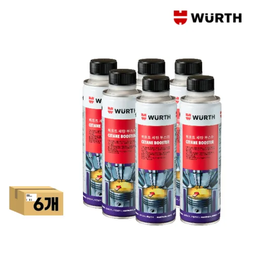 5+1(6개) 뷔르트 세탄 부스터 디젤 연료첨가제 300mL, 디젤/경유, 1개