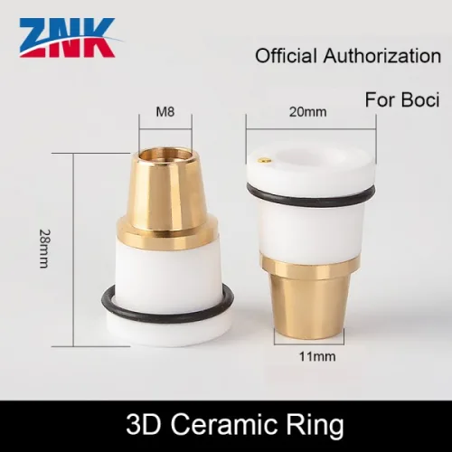 ZNK 레이저 세라믹 링, 노즐 홀더, BOCI 3D 광섬유 절단기 헤드 용접 부품용 고출력