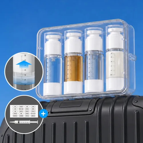 루시아이 진공펌프 여행용 공병 세트, 1개, 펌프형 30ml 세트