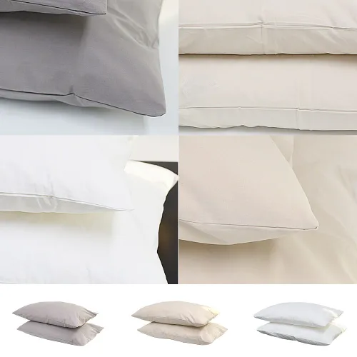 넨이룸 이케아 드발라 50 x 80cm 베개커버 2개입 순면 자루형 호텔식 카바