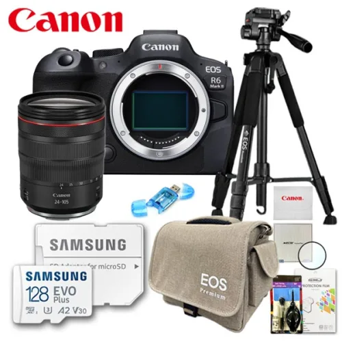 캐논 정품 EOS R6 Mark II BODY + RF 24-105 F4L USM KIT / 알뜰형 8종세트 / 128GB /TJ, EOS R6 Mark II