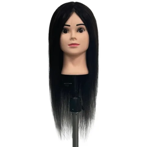 [초이스] 연습용 통가발 100% 인모 40.64cm 블랙 (B급), 1개, M10A1016BL
