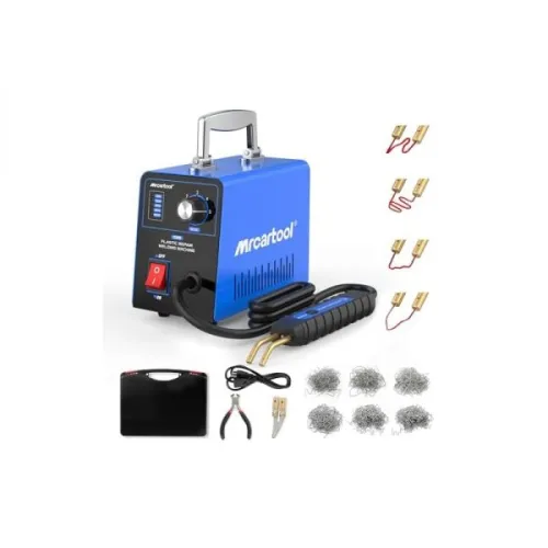 MR CARTOOL C210 플라스틱 용접기 키트600개 핫 스테이플 포함 5단계 조절 가능한 전력을 갖춘 플라스틱 용접기 110V 핫 스테이플러 자동차 범퍼 수리 키트 플라스