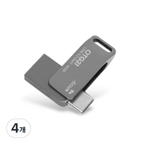 액센 가디언 USB 3.2 Gen1 USB 메모리 OTG31, 16GB, 4개