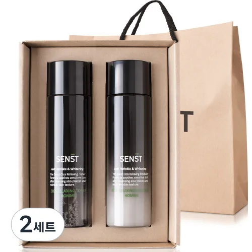 메디플라워 센스트 시카 릴렉싱 옴므 2종세트 (토너+에멀전+쇼핑백), 2세트