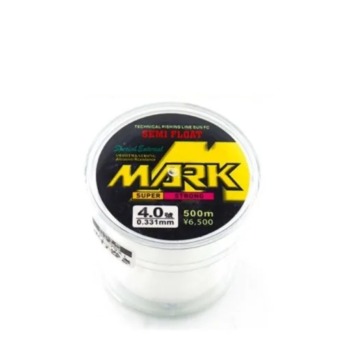 MARK 마크 세미플로팅 500M 투명색 원줄 대물 바다, 투명, 3.5호