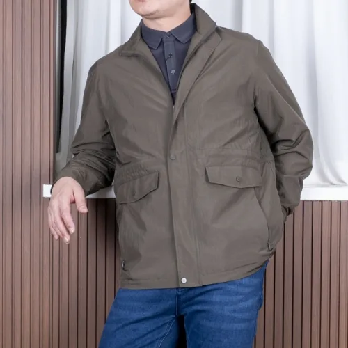 중년남성 고급 라이트핏 야상 자켓 가을 간절기 세련된 신사 캐주얼룩