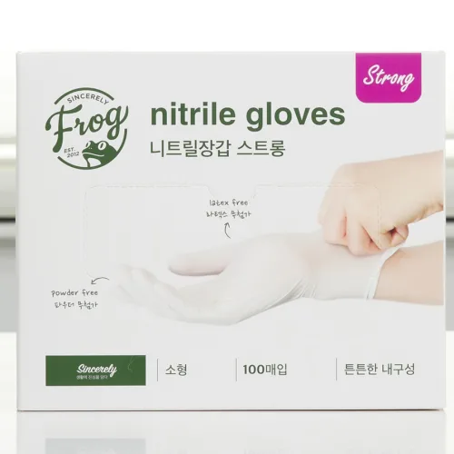 프로그 니트릴장갑 3.8 파우더 프리
