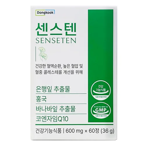 동국제약 혈압 혈액순환 콜레스테롤 개선 센스텐, 60정, 1개