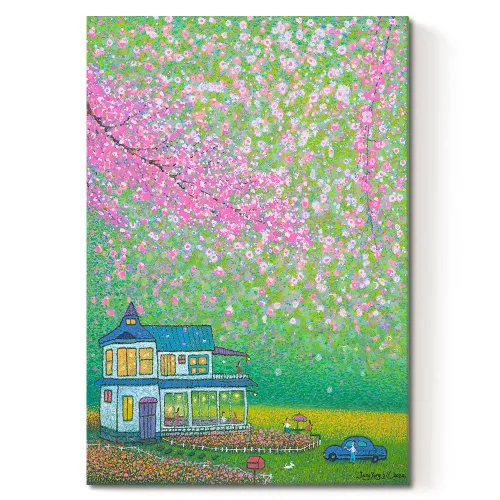 [인메이블] 장용길 작가 아트에디션 24종 풍경화 그림 거실 인테리어 그림 추상화 액자 달항아리